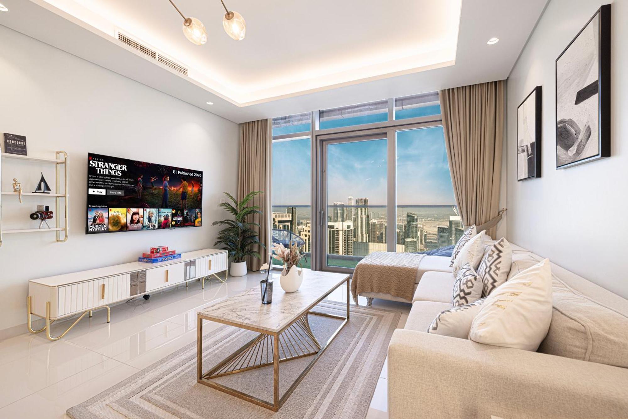 Paramount Midtown, Infinity Pool, Burj Skyline Views Appartement Dubai