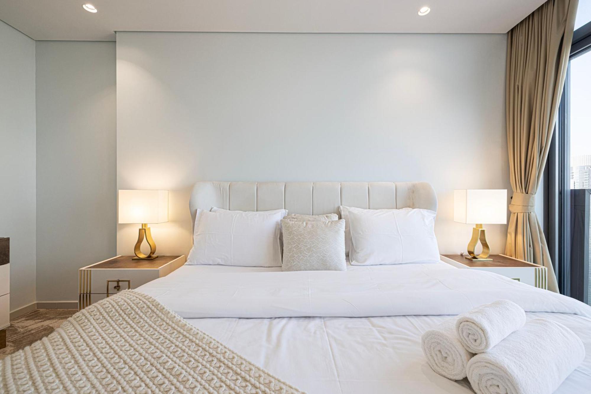 Appartement Paramount Midtown, Infinity Pool, Burj Skyline Views *